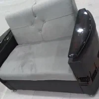 سرویس مبل ۷نفره جنس خوب پارچه و اسفنج عوض کردم نو|مبلمان خانگی و میز عسلی|دهدشت, |دیوار