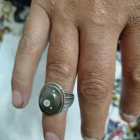 انگشتر نقره باباقوری نی نی دار  بسیار قدیمی|کلکسیون اشیاء عتیقه|قم, سالاریه|دیوار
