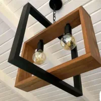 لوستر چوبی|لوستر و چراغ آویز|نیشابور, شهید بهشتی|دیوار