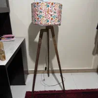 آباژور دایره ای پارچه ای طرح دار 2200