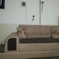 مبل 9 نفره چرم و پارچه