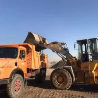 حمل مصالح ساختمانی با تک کمپرسی