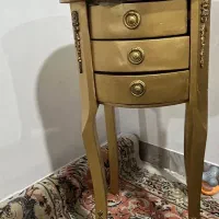 میزتلفن چوبی کشو دار