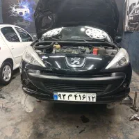 سپر جلو ۲۰۷ کامل مشکی سالم