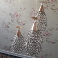 ۲عدد لوستر شیک،سه تایی|لوستر و چراغ آویز|اردبیل, |دیوار