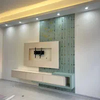 نجاری  کمد کابینت تی وی وال چوب mdf ماربلشیت ترمو|جاکفشی، کمد، دراور|رشت, دیانتی|دیوار