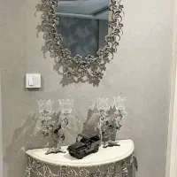 آینه شمعدان فلزی شیک و خاص|آینه|رشت, پیرسرا|دیوار