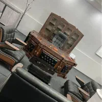 میز مدیریت فانتزی کد۳۰/صندلی مدیریت  کد۳۱|مبلمان اداری|صفادشت, |دیوار