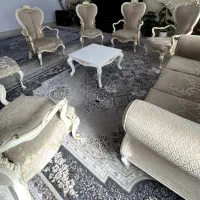 مبل  سلطنتی ۹ نفر|مبلمان خانگی و میز عسلی|سپیدان, |دیوار