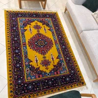 فرش دستبافت چله و گل ابریشم ۳متری قشقایی|فرش|اصفهان, جلفا|دیوار
