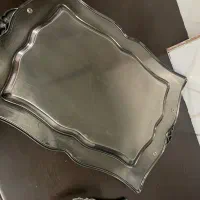 سینی استیل درجه یک نقره ای|ظروف سرو و پذیرایی|تهران, جوانمردان (اندیشه)|دیوار
