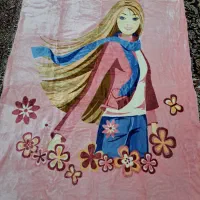 پتوی گلبافت باربی|رختخواب، بالش، پتو|ملارد, |دیوار