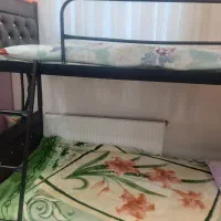 تخت دوطبقه فلزی|تخت و سرویس خواب|تربت‌حیدریه, کاشانی|دیوار