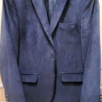 کت مخمل رنگ سرمهای سایز 46 تمیز|لباس|رشت, پیرکلاچای|دیوار