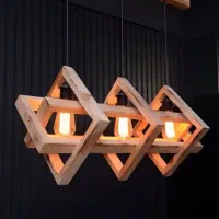 تولیدی لوستر های چوبی|لوستر و چراغ آویز|تهران, فردوسی|دیوار