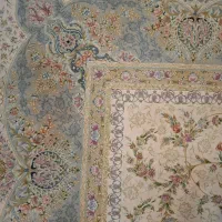 فرش ماشینی ابریشم ۱۵۰۰شانه|فرش|اهر, |دیوار