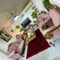 فروش فوری ست مبل سلطنتی و میز غذا خوری