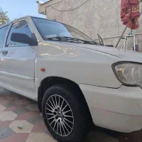 پراید ۱۳۲ مدل ۹۸ یه لکه رنک صافکاری بدون رنگ داره