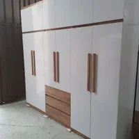 کمد دیواری کمددیواری دستگیره چوبی کمددیواری دو رنگ|جاکفشی، کمد، دراور|تهران, حکیمیه|دیوار