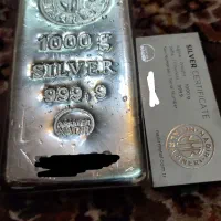 شمش نقره اصل نایاب