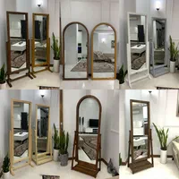 آینه بلند ایستاده( قدی ) چوب روس کد ۱۳۱ هلالی