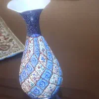 ۱ عدد گلدون مینا کاری