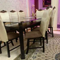 سرویس مبلمان و ناهارخوری نیمه استیل|مبلمان خانگی و میز عسلی|تهران, صادقیه|دیوار