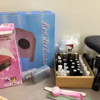 متریال و وسایل ناخن یکجا و تکی