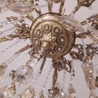 وسایل واثاثیه بچه...لوستربرنز شیک و ۱۶لامپ خاص|لوستر و چراغ آویز|تبریز, |دیوار