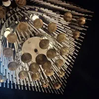 لوستر|لوستر و چراغ آویز|تاکستان, |دیوار