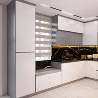 کابینت و کمددیواری رنگ سوپر مات (کد۱۳۷۶)|مصالح و تجهیزات ساختمان|رشت, امین الضرب|دیوار