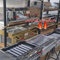 کبابپز استیل گازی 70سانت باربیکیو پایه چدن|اجاق گاز و لوازم برقی پختوپز|تهران, تهرانپارس شرقی|دیوار