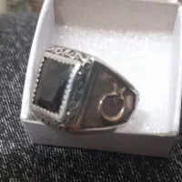 انگشتر نقره یاقوت کبود