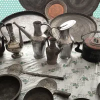 ظروف مسی قدیمی سالم