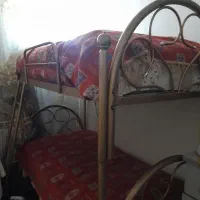 تخت خواب دو طبقه فلزی محکم وبسیار ارزان