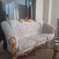 ست مبلمان (استیل)و میز تلویزیون سلطنتی