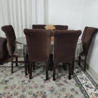 میز نهارخوری 6 نفره ومبل7 نفره آینه قدی زیبا و|مبلمان خانگی و میز عسلی|گنبد کاووس, |دیوار
