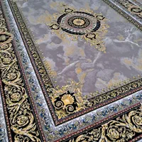فرش لاکچری۱۲۰۰شانه تراکم ۳۶۰۰ مدل طوسی طلایی|فرش|شیراز, عادل آباد|دیوار