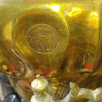 سماور ذغالی برنجی قدیمی|کلکسیون اشیاء عتیقه|زنجان, |دیوار