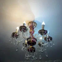 یک جفت لوستر آنتیک|لوستر و چراغ آویز|کرمانشاه, |دیوار