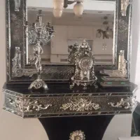 آیینه شمعدان بزرگ تمیز