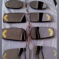 شیشه آینه راهنمادار.درخشان