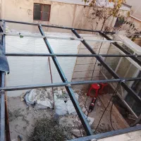 سقف سایبان تخریب وبازسازی