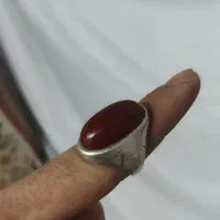 انگشتر.نقره عقیق13گرم