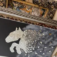 تابلو اینه ای کار دست