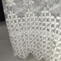 پرده تور با دستک مخمل|پرده، رانر، رومیزی|مشهد, کوثر|دیوار