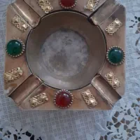 زیرسیگاری قدیمی قاجاری|کلکسیون اشیاء عتیقه|مشگین شهر, |دیوار