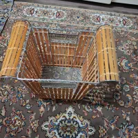 سطل اشغال حصیری طرح کلاسیک|صنایع دستی و سایر لوازم تزئینی|اسلام‌شهر, باغ فیض|دیوار