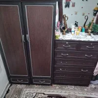 کمد دراور و آینه سه تا با هم 3 میلیون  درحد نو