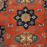 فرش ۸ ضلعی سالم  بدون ایراد|فرش|ری, دولت‌آباد|دیوار